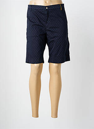 Bermuda coupe chino taille normale bleu COUTURIST femme