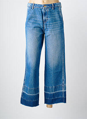 Jeans coupe droite bleu LA PETITE FRANCAISE femme