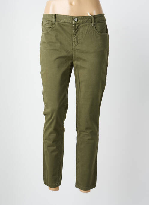 Pantalon 7/8 stretch taille normale vert LOLA ESPELETA femme