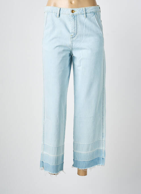 Jeans coupe droite stretch taille normale bleu LA PETITE FRANCAISE femme