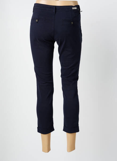 Pantalon 7/8 bleu DESGASTE femme