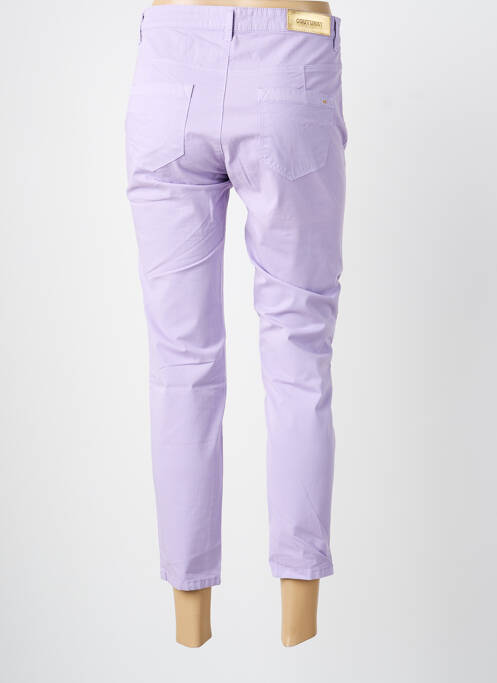 Pantalon 7/8 violet COUTURIST femme