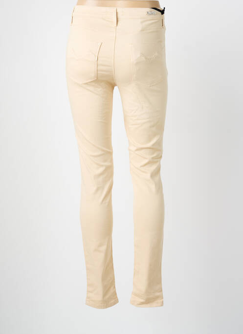 Pantalon slim beige DESGASTE femme