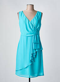 Robe mi-longue sans manche sans manche bleu BARILOCHE femme