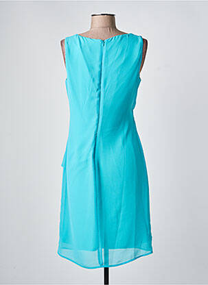 Robe mi-longue sans manche sans manche bleu BARILOCHE femme