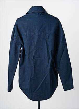 Trench poches sans capuche bleu TRENCH & COAT femme