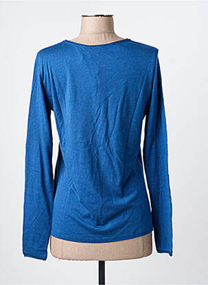 Top coupe cintrée manches longues bleu HARRIS WILSON femme