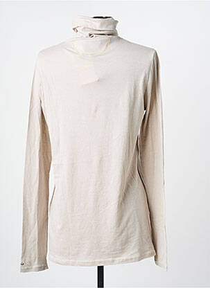 Sous-pull col col montant manches longues beige CHIPIE femme