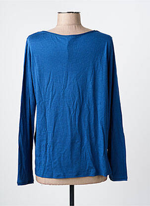Top col rond manches longues bleu HARRIS WILSON femme