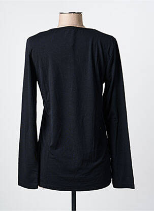 Top coupe cintrée manches longues noir DESGASTE femme