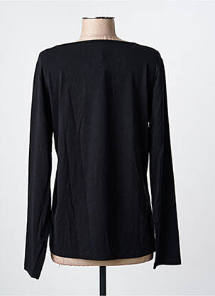 Top coupe cintrée manches longues noir LA FEE MARABOUTEE femme