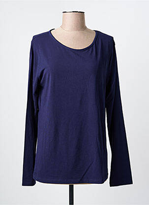 Top bleu LA FEE MARABOUTEE femme