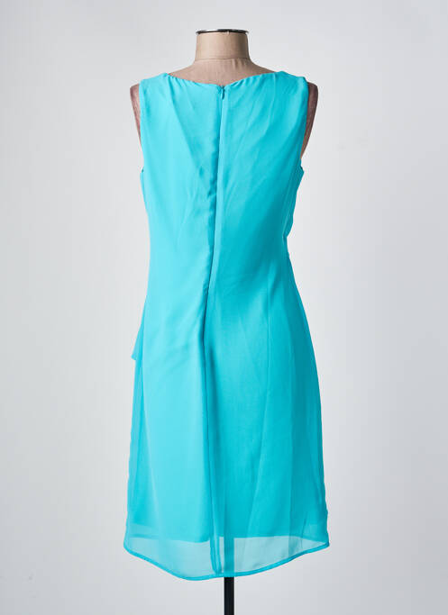 Robe mi-longue sans manche sans manche bleu BARILOCHE femme
