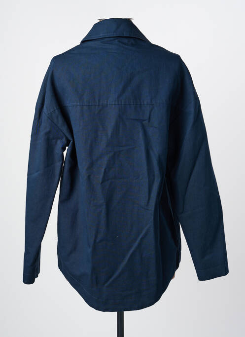 Trench poches sans capuche bleu TRENCH & COAT femme