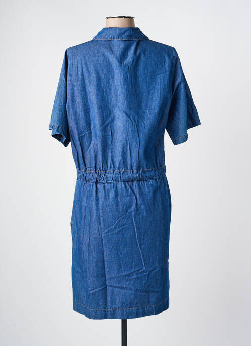 Robe mi-longue bleu LA FEE MARABOUTEE femme