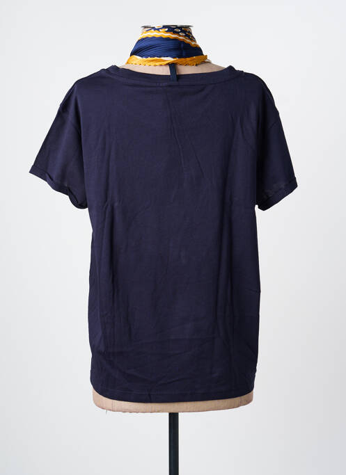 T-shirt bleu LA FEE MARABOUTEE femme