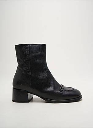 Bottines/boots matière lisse talon de 4 à 6cm noir MOT-CLÈ femme