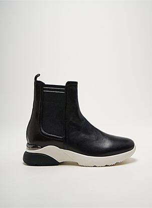 Bottines/boots matière lisse talon de 4 à 6cm noir MOT-CLÈ femme