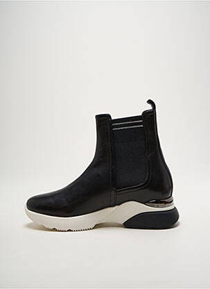 Bottines/boots matière lisse talon de 4 à 6cm noir MOT-CLÈ femme