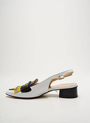 Sandales/nu pieds tissage satiné talon plat jusqu'à 3cm jaune MOT-CLÈ femme