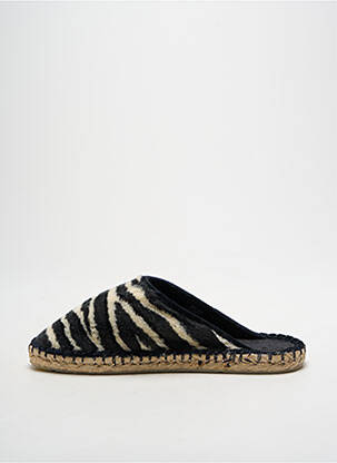 Chaussons/pantoufles impression talon plat jusqu'à 3cm noir ART OF SOULE femme