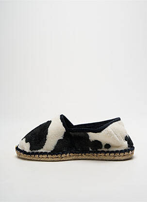 Chaussons/pantoufles bout rond talon plat jusqu'à 3cm noir ART OF SOULE femme