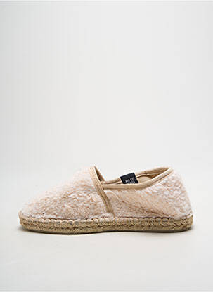 Chaussons/pantoufles bout rond talon plat jusqu'à 3cm beige ART OF SOULE femme