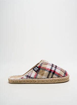 Chaussons/pantoufles bout rond talon plat jusqu'à 3cm blanc ART OF SOULE femme