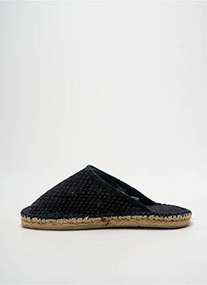 Chaussons/pantoufles tissage satiné talon plat jusqu'à 3cm noir ART OF SOULE femme