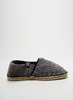 Chaussons/pantoufles bout rond talon plat jusqu'à 3cm gris ART OF SOULE femme