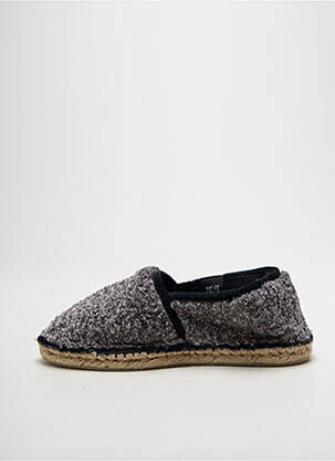 Chaussons/pantoufles bout rond talon plat jusqu'à 3cm gris ART OF SOULE femme