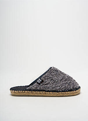 Chaussons/pantoufles bout rond talon plat jusqu'à 3cm gris ART OF SOULE femme