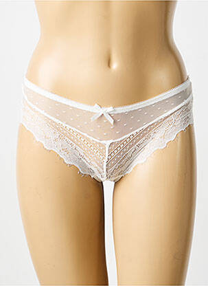 Shorty légère et transparente blanc LILI & ZOÉ femme