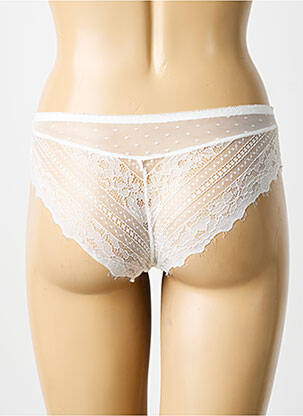 Shorty légère et transparente blanc LILI & ZOÉ femme