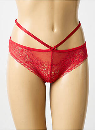 Culotte tissage dentelle rouge LILI ET ZOÉ femme