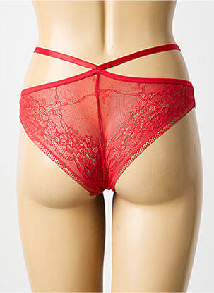 Culotte tissage dentelle rouge LILI ET ZOÉ femme