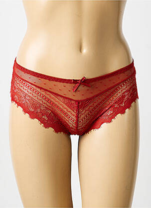 Shorty légère et transparente rouge LILI & ZOÉ femme