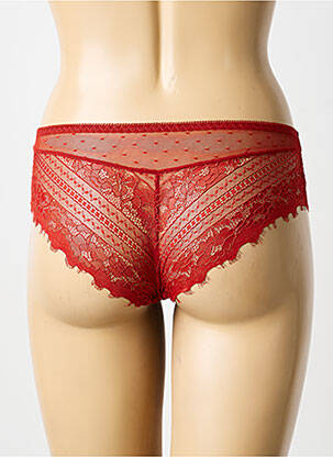 Shorty légère et transparente rouge LILI & ZOÉ femme