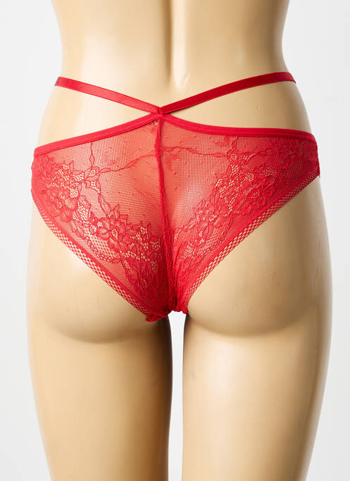 Culotte tissage dentelle rouge LILI ET ZOÉ femme