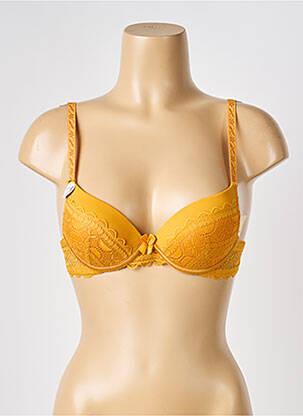 Soutien-gorge haut soutien-gorge push-up haut soutien-gorge push-up jaune LILI & ZOÉ femme