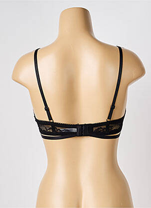 Soutien-gorge tissage dentelle haut soutien-gorge emboitant noir LILI & ZOÉ femme
