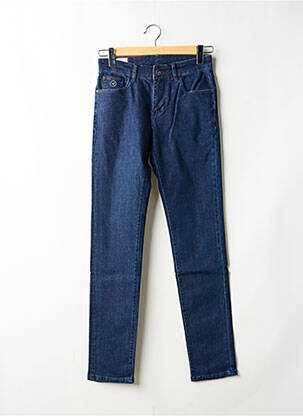 Jeans coupe slim stretch taille normale bleu MAISON WOOLIES homme