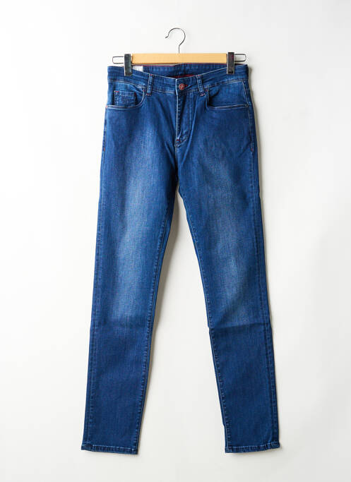 Jeans coupe slim bleu MAISON WOOLIES homme
