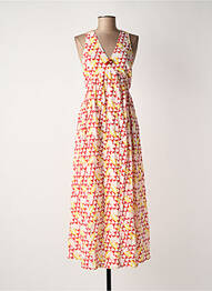 Robe longue rouge ME-TISSE femme