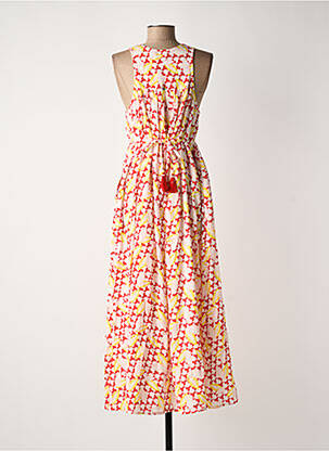 Robe longue rouge ME-TISSE femme