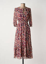 Robe mi-longue violet SUD EXPRESS femme