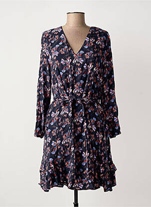 Robe courte bleu IKKS femme