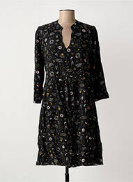 Robe mi-longue noir PAKO LITTO femme