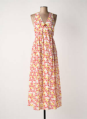 Robe longue rouge ME-TISSE femme