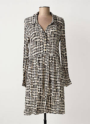 Robe mi-longue beige ONE STEP femme